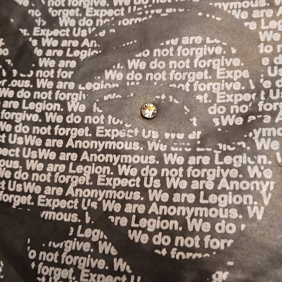 New Repurposed Anonymous Hoodie Backpack Black Bright Pink studded Oversized Bag - Picture 3 of 13